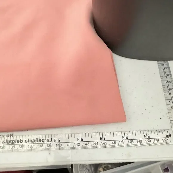 Aidan Maddox Off the Shoulder Bow Jumpsuit Size 4 Rose Pink Wide Leg New $245 - Picture 11 of 16